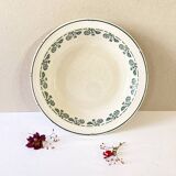 Digoin & Sarreguemines round dish, Rosa model, between 1920 and 1950