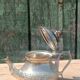 Vintage Moroccan teapot in silver-plated metal – Marouan