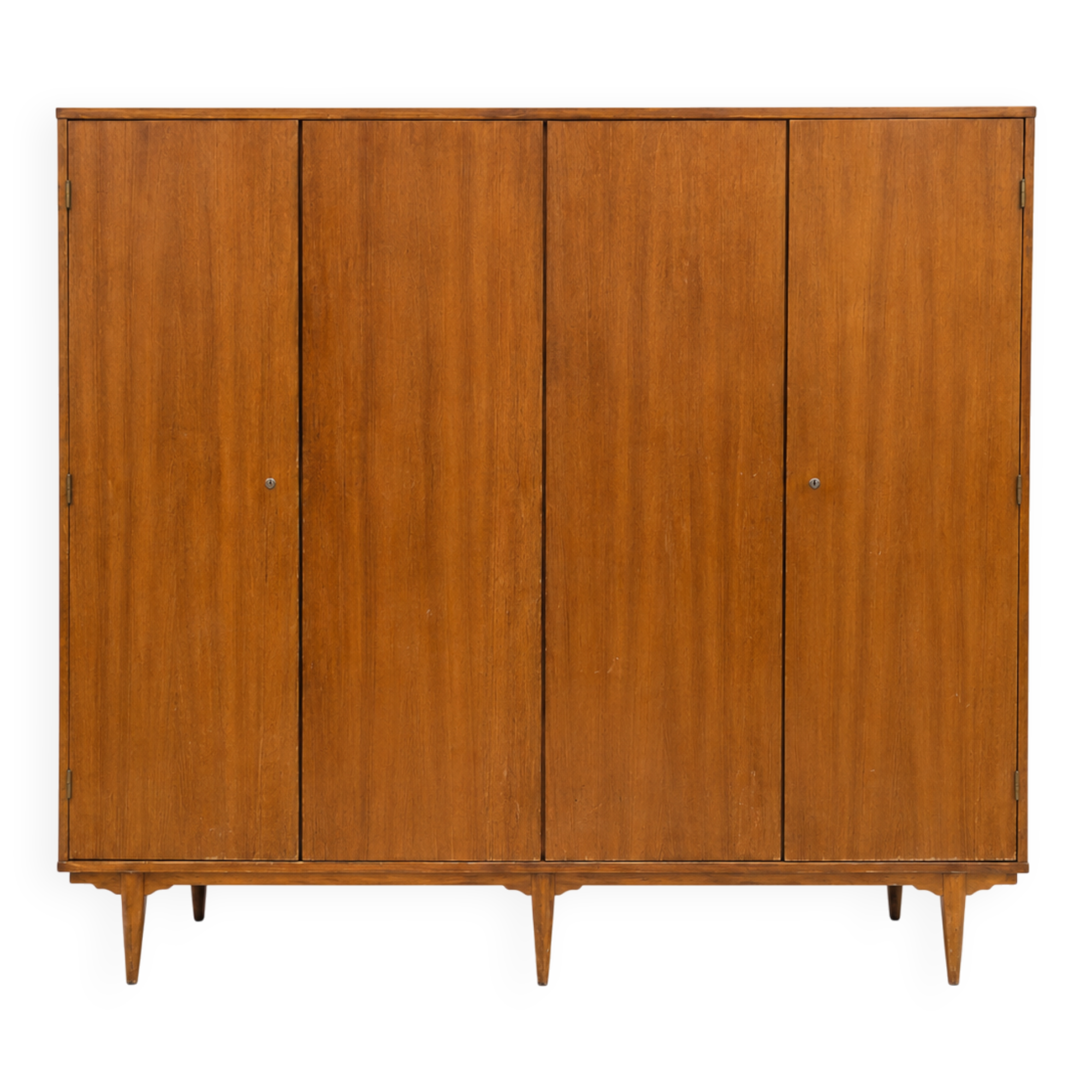 Vintage 4-door wardrobe from the 1960s