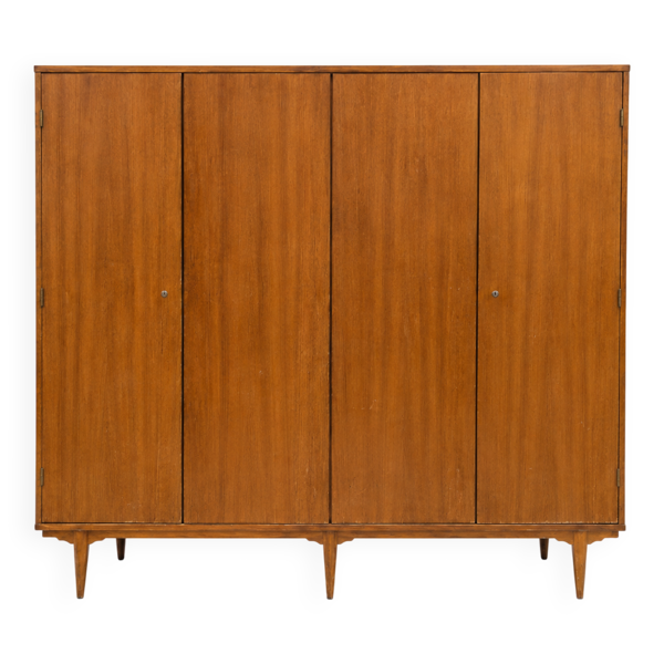 Armoire vintage à 4 portes des années 1960