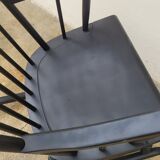 Vintage rocking chair rocking chair 1950 black