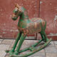Cheval a bascule en bois indien