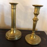 Lot de deux bougeoirs