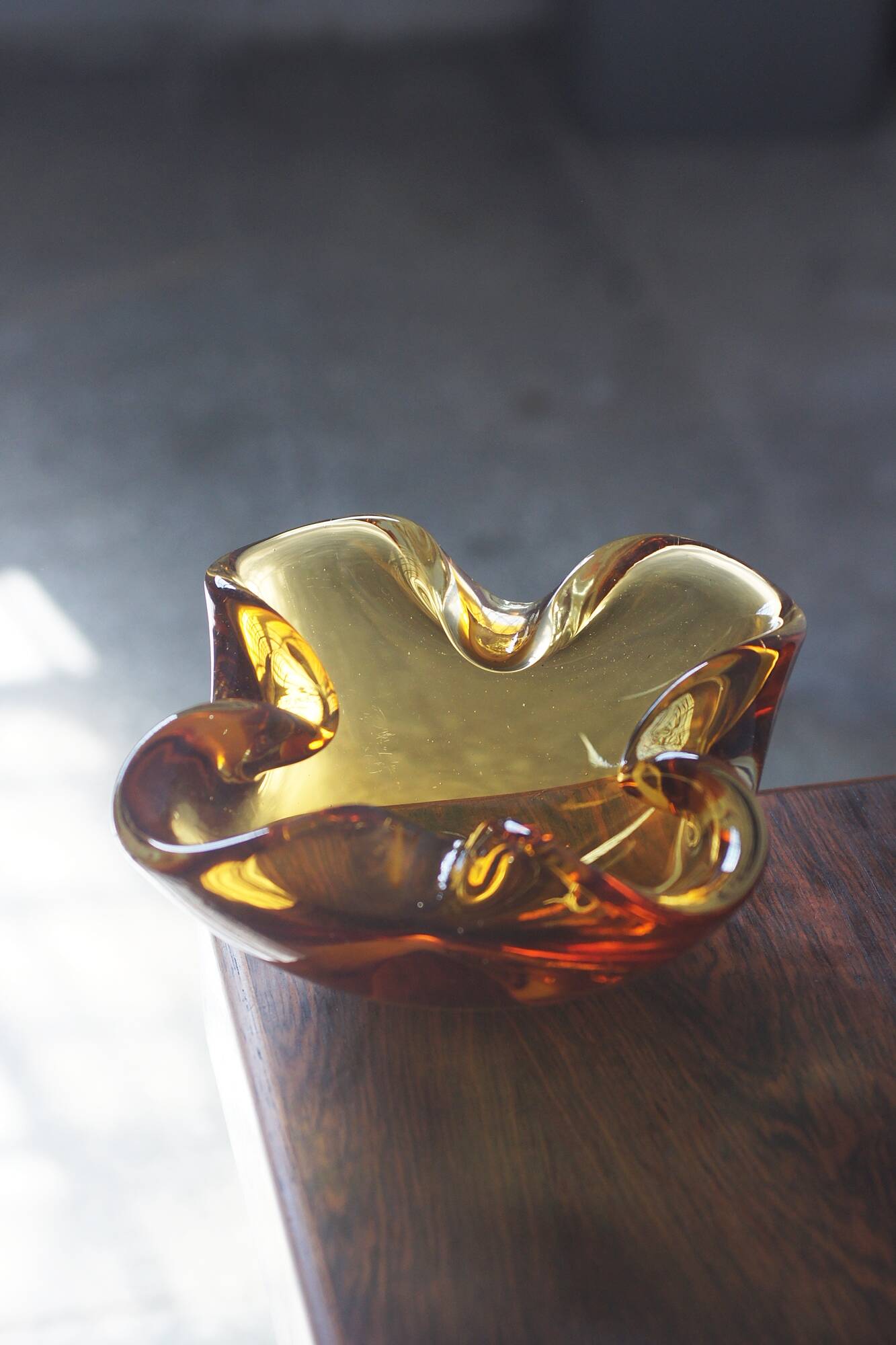 Vintage Italian Glass Bowl, 1970s