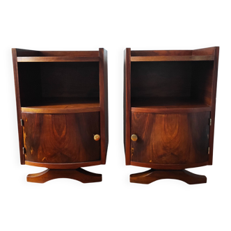 Pair of Art Deco bedside tables