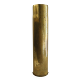 Brass shell casing vase