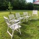 5 garden chairs 1970-1980