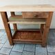 Solid wood table