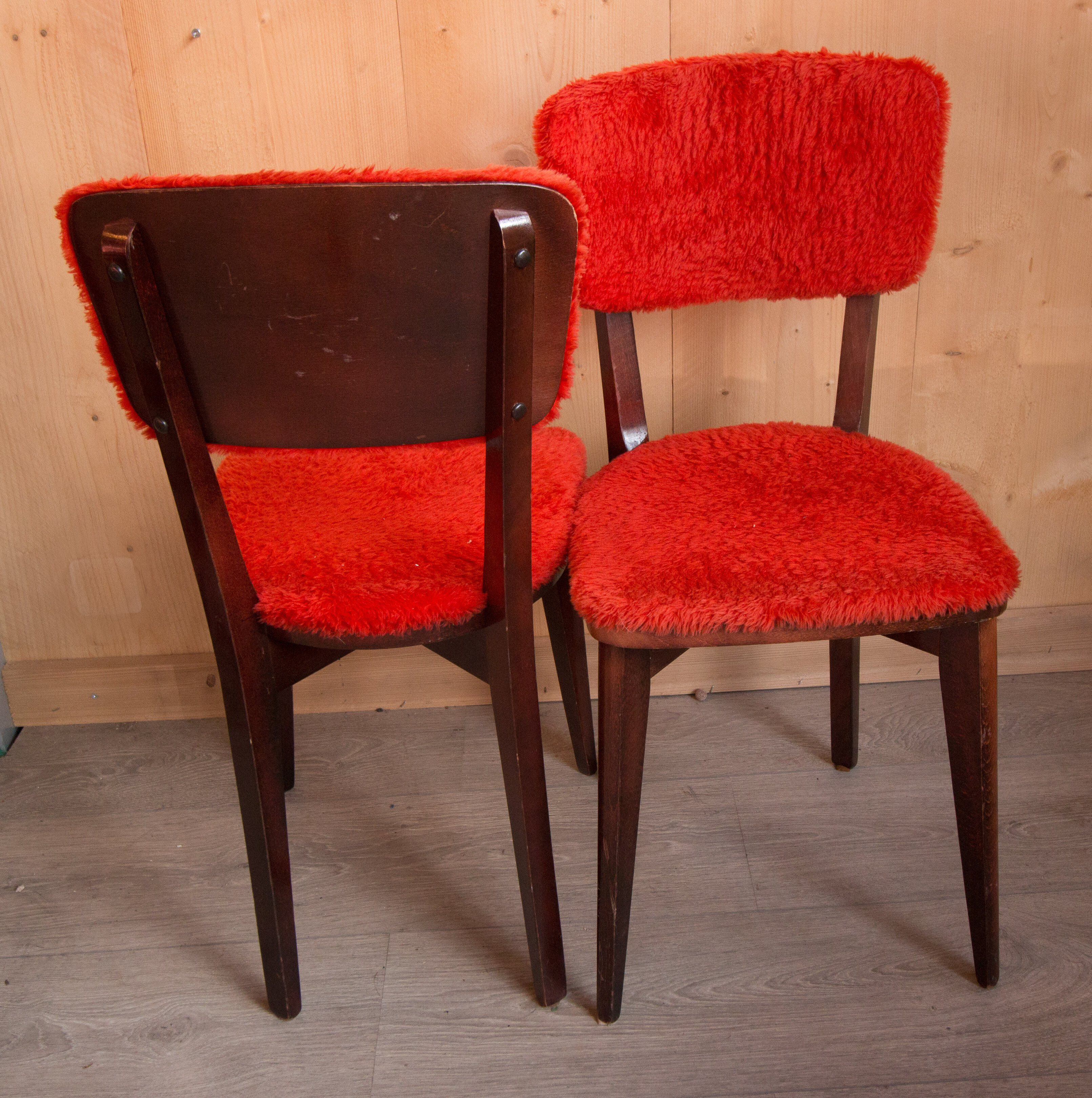 Pair of 60s vintage Bistro chairs