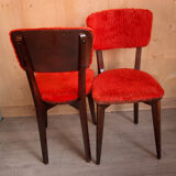 Pair of 60s vintage Bistro chairs
