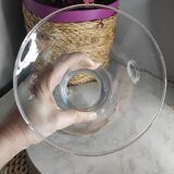 Cylindrical glass vase