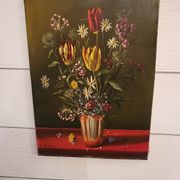 Oil on canvas "the bouquet"