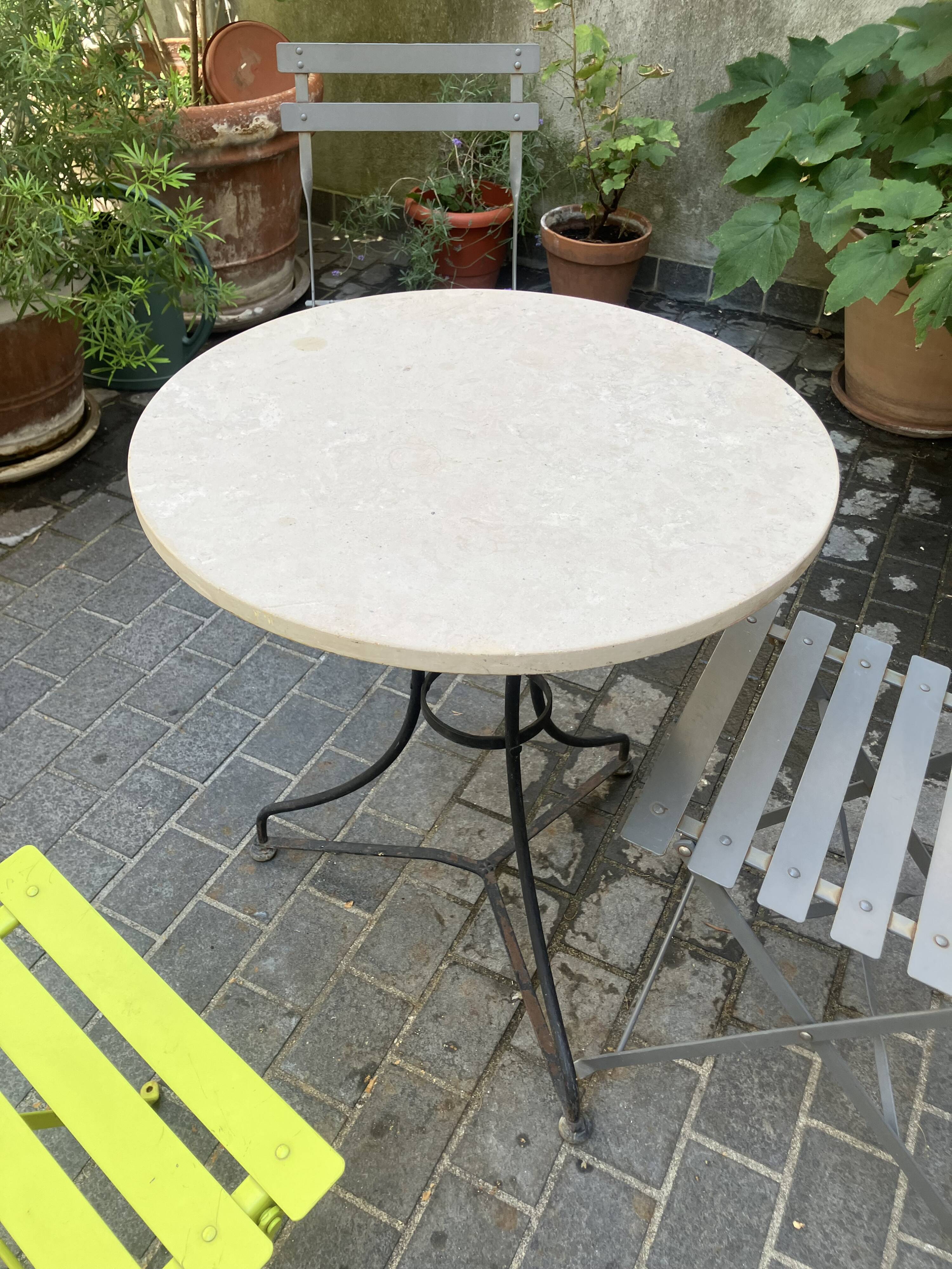 Bistro table for garden or balcony
