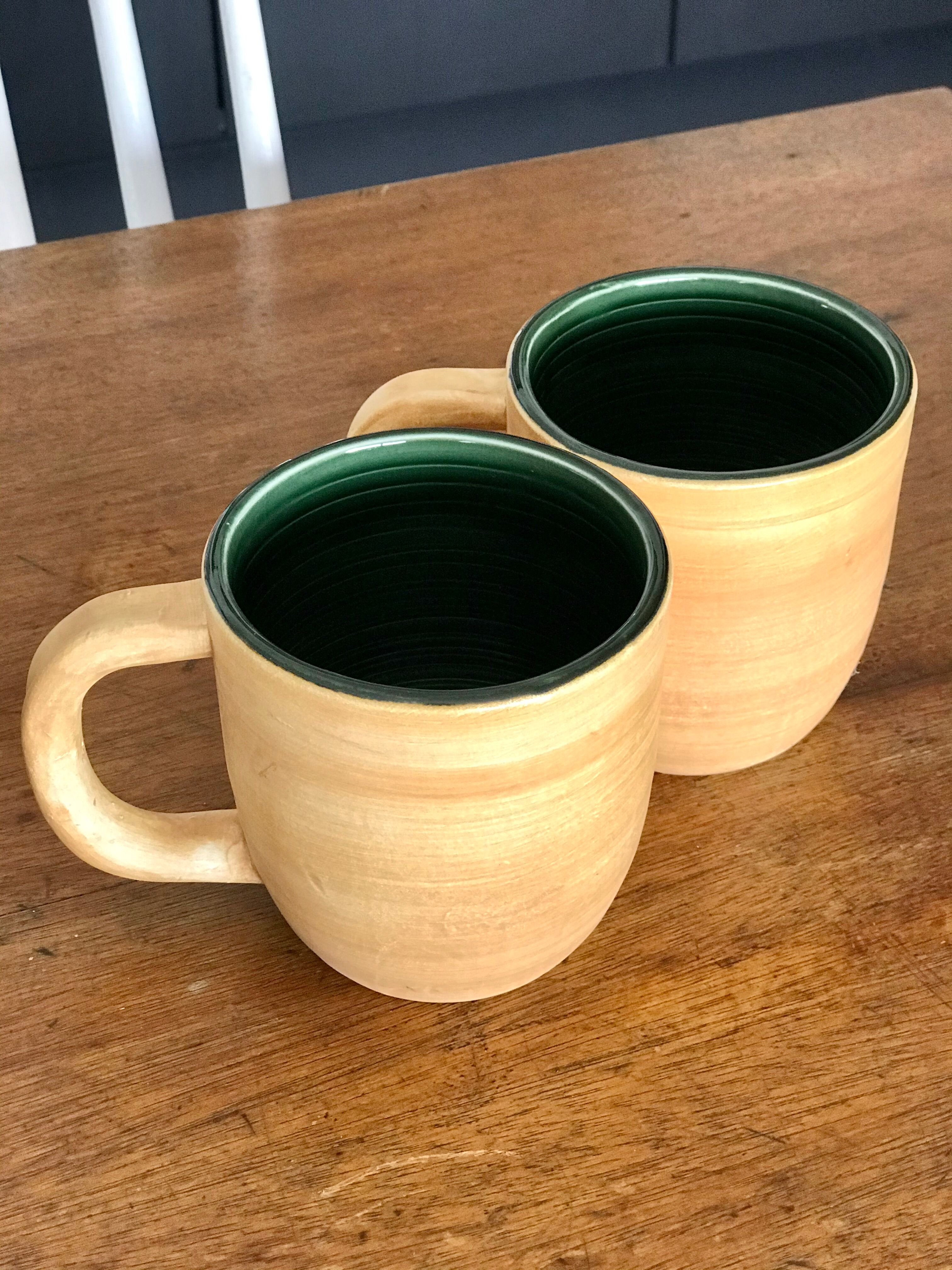 Pair of vintage mugs