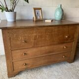 Chest of drawers, solid wood chest of drawers, 1950s