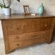 Commode, maie en bois massif, années 50