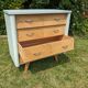 Commode scandinave pieds compas