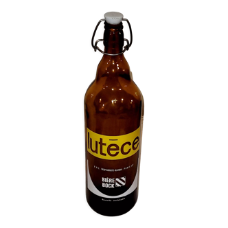 Bouteille de bière Bock Lutèce vintage