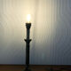 Ancient lamp foot candlestick corinthian column in bronze