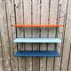 Vintage metal wall shelf, 60s