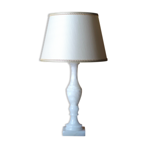 lampe colonne en albâtre