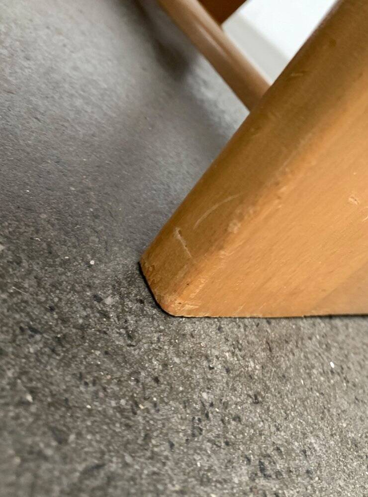 Set of German sled chairs from the mid-century, 1960s.