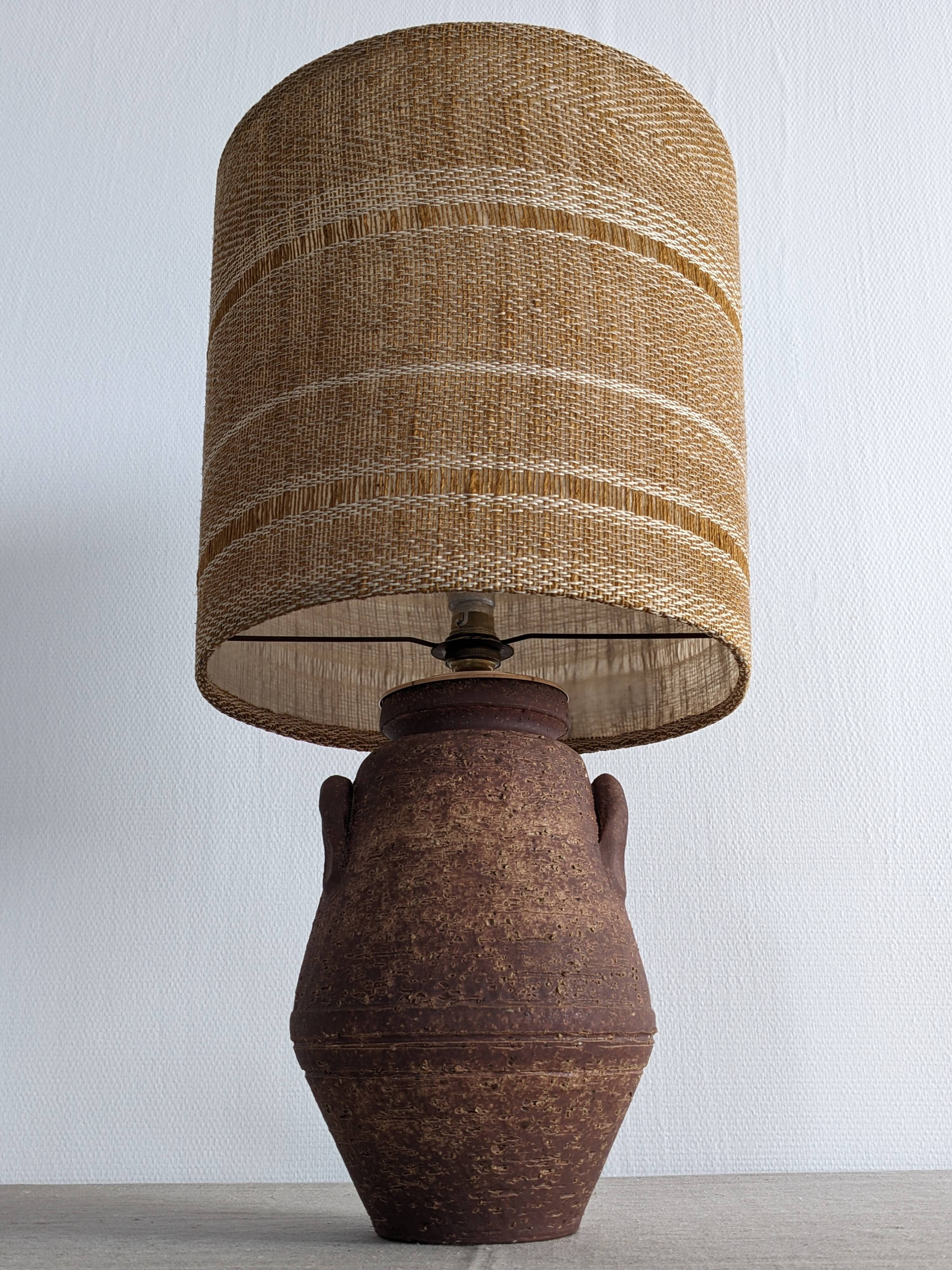 Lampe vintage en céramique des années 50/60