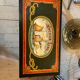 Anchor line painted wooden chest