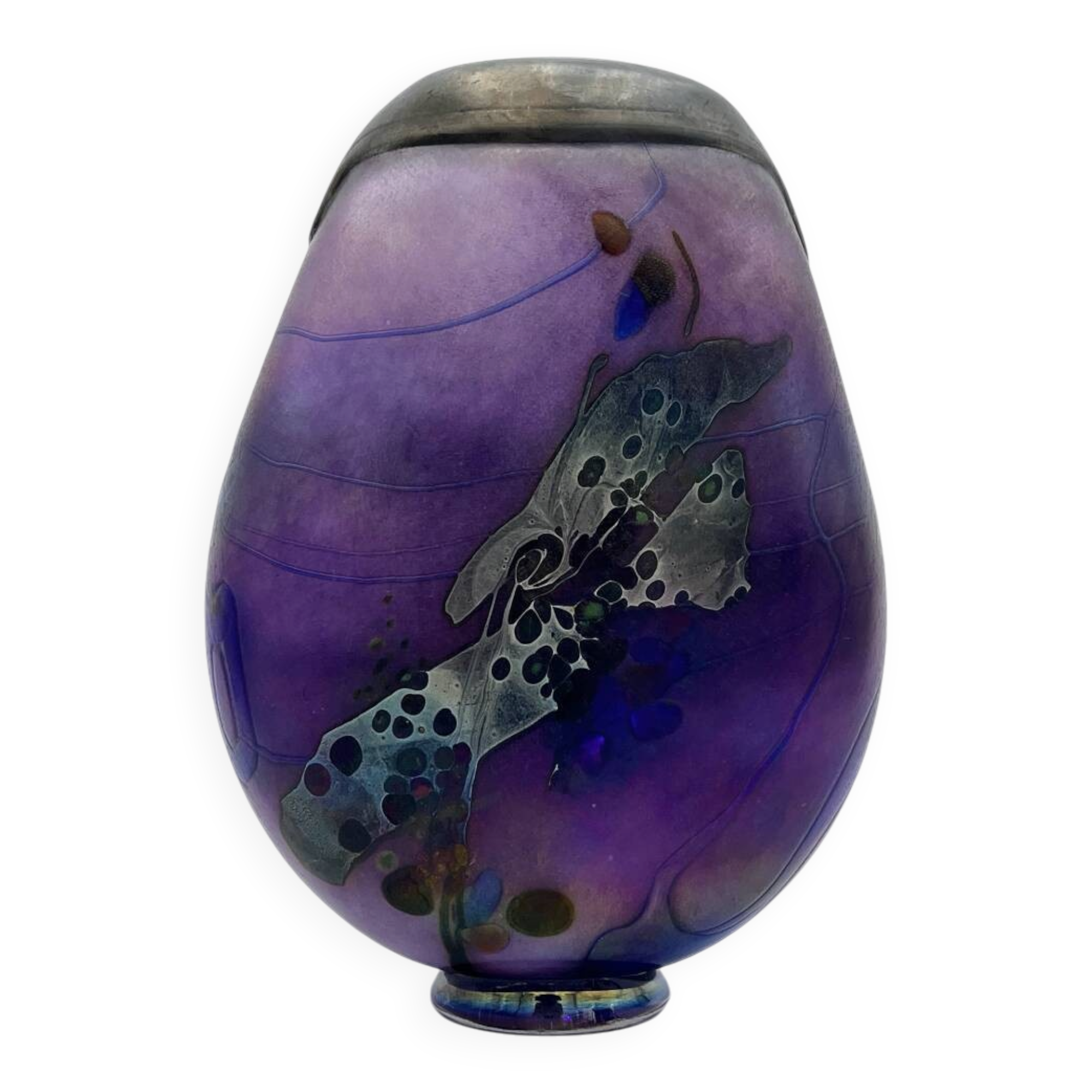 Vase Studio Glass Robert Pierini Signed 1990 Art Glass 4.2kg XXL
