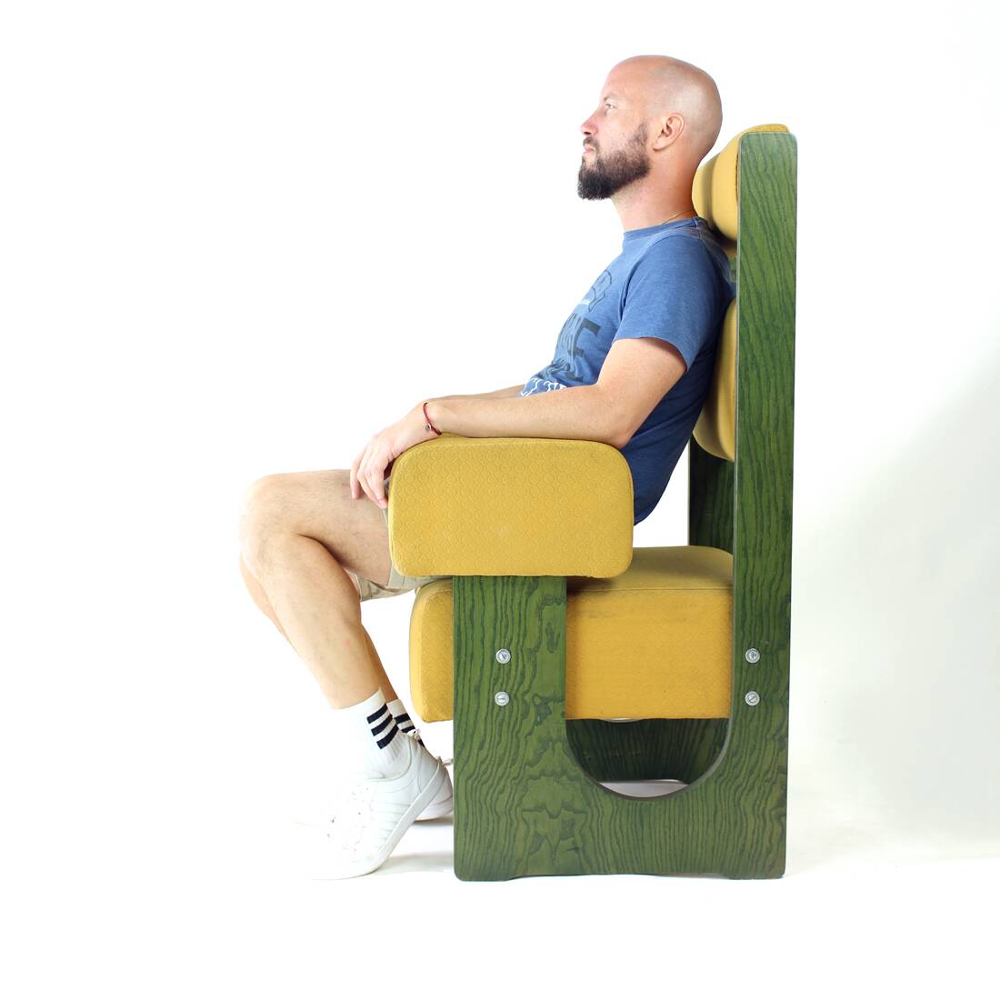 Fauteuil trône haut unique, Tchécoslovaquie 1980