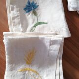12 embroidered towels