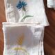 12 serviettes brodées