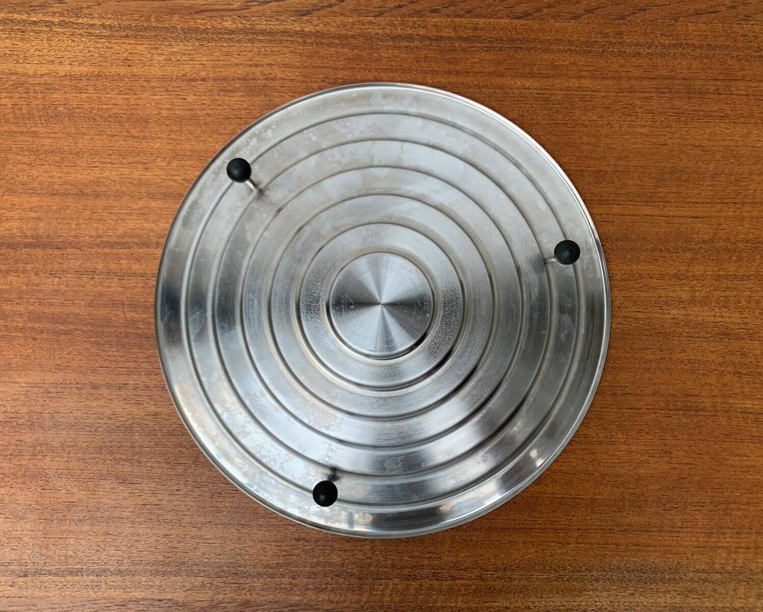 Large postmodern Danish metal bowl by Menu, 1980s.