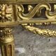 Louis XVI style console in carved wood eighteenth