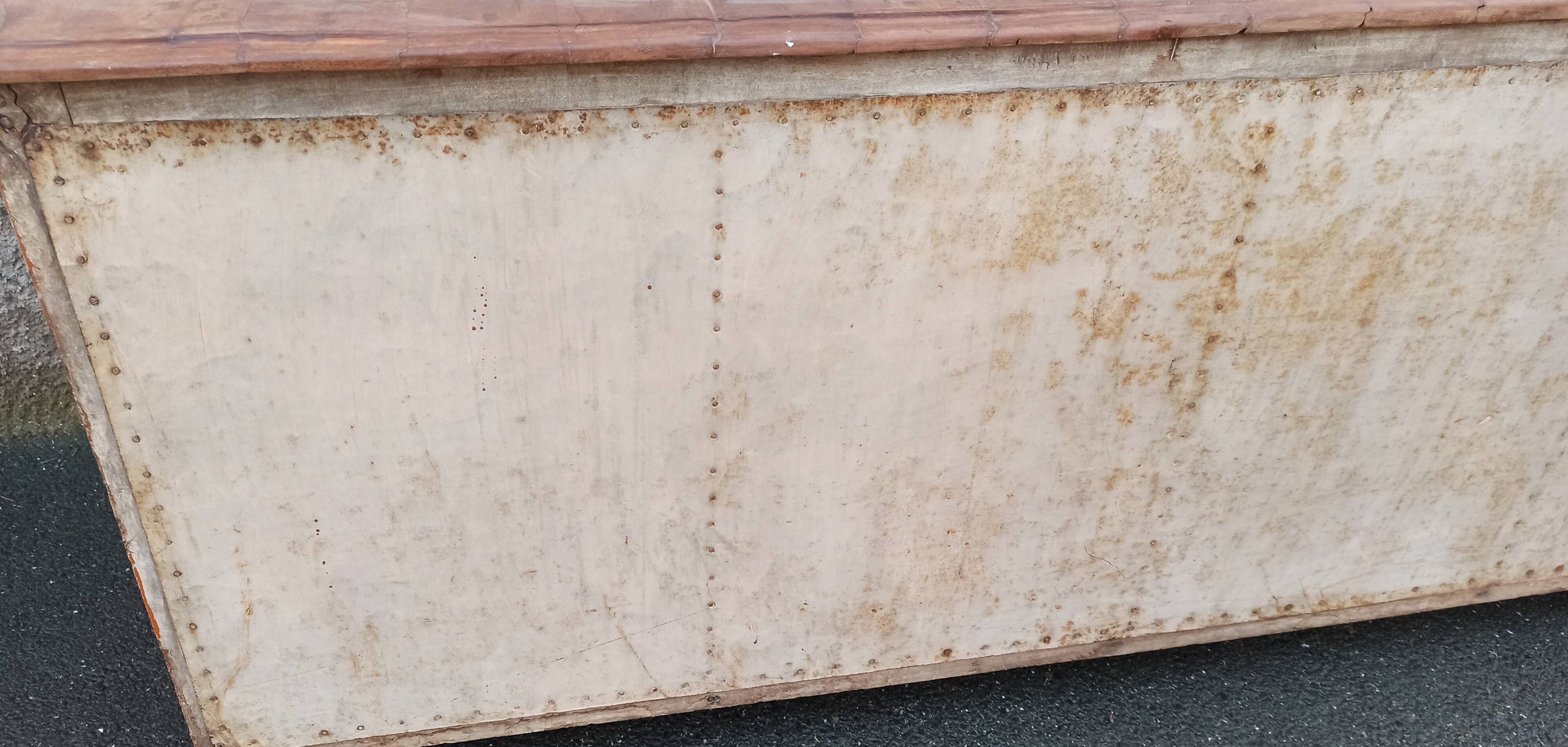 Antique wooden sideboard with 4 doors