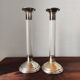 Vintage 70s candlestick pair