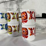 Set of 8 mugs mobil cups