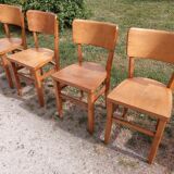 Lot of 4 bistro chairs