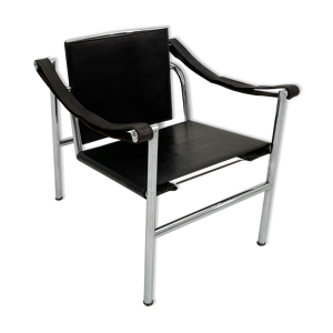 Fauteuil LC1 noir par