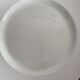 Set of large round white earthenware dishes from Creil and Montereau, 19th century
