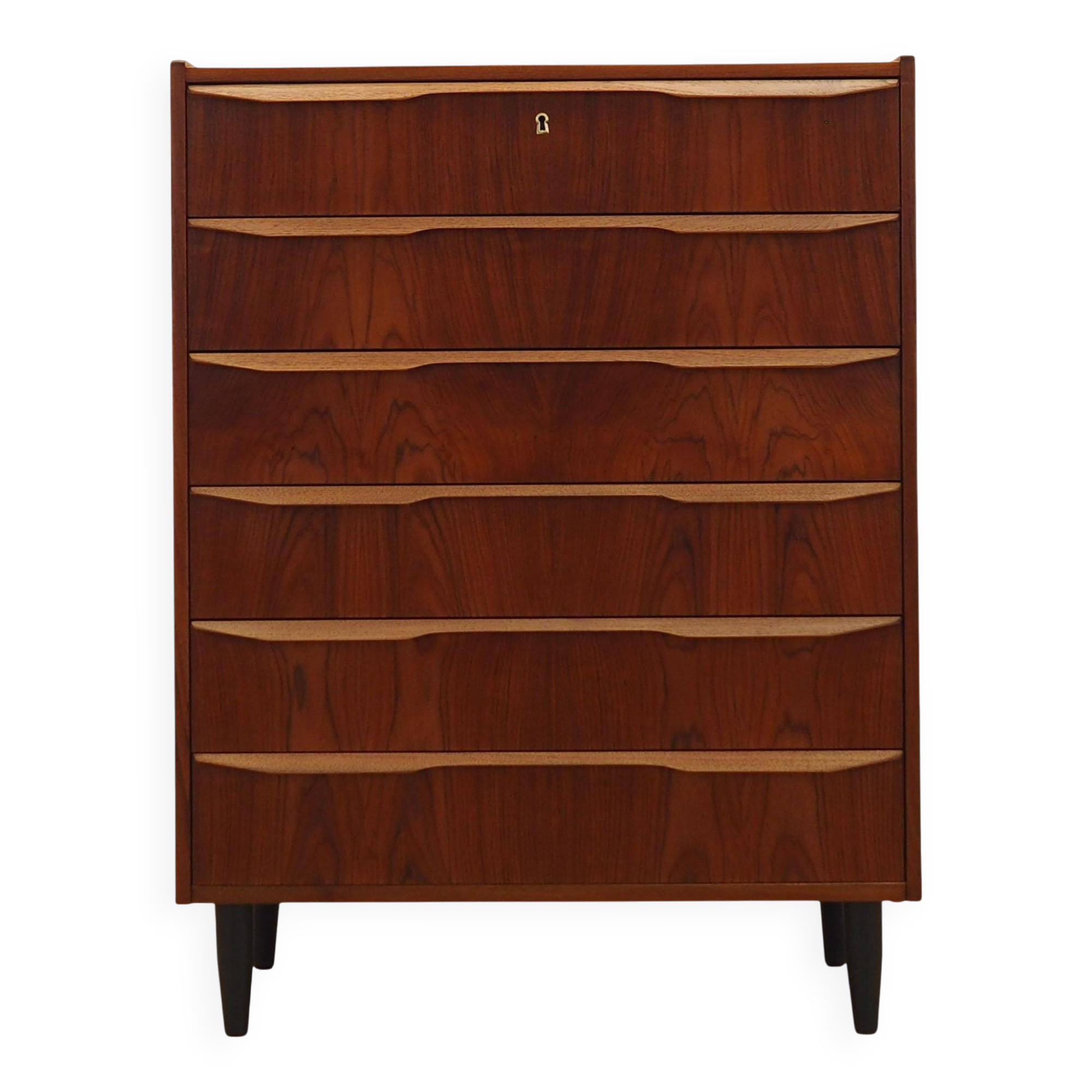 Commode en teck, design danois, années 1970, fabriquée au Danemark