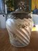 Bonbonnière art nouveau en verre émaillé