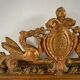 Mirror Napoleon III, gilded with pediment - 105x67cm