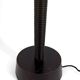 Important brutalist / Africanist lamp in wood – 1950s-1960s