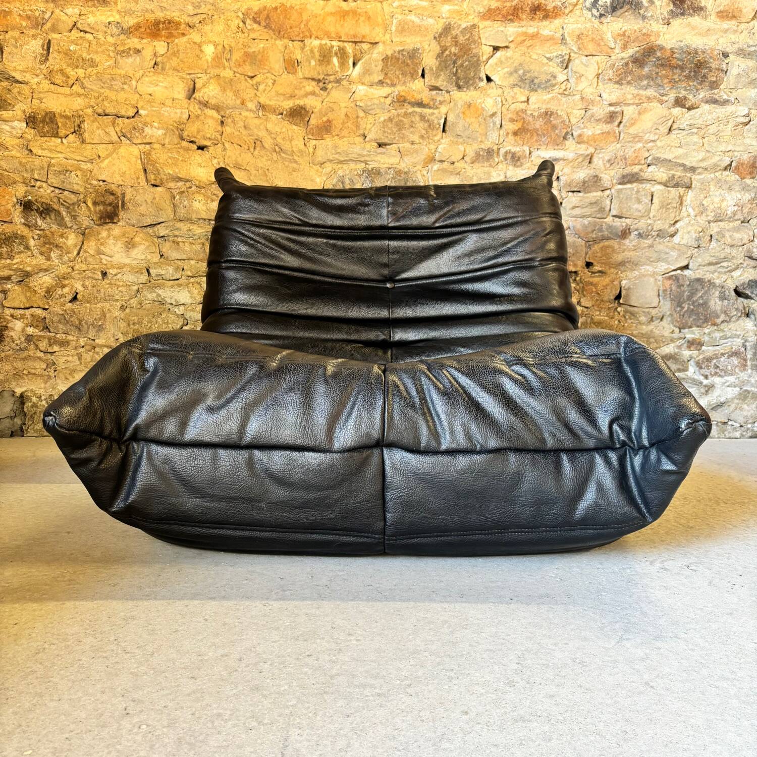 Togo leather armchair by Michel Ducaroy for Ligne Roset