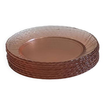 6 Rosaline dessert plates