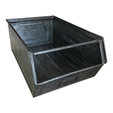 Industrial metal spout tray