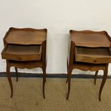 Pair of Louis XV style bedside tables
