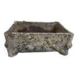 Imitation wood cement planter