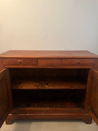 Small antique wooden chest of drawers – rustic country style